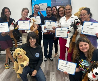 Miami pet first aid class students